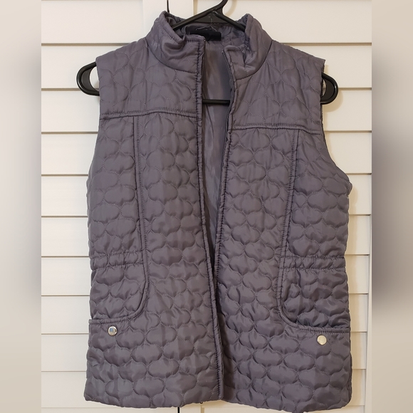 Baku Lighty Quilted Vest Silver Grey Size Petite MP - Picture 2 of 10